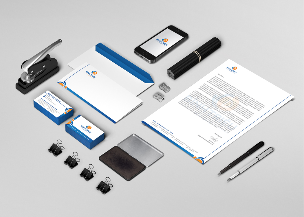 BÌNH TRIỆU - Thiết kế logo và hệ thống nhận diện thương hiệu công ty hoá dầu Bình Triệu